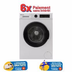 Lave linge Frontale ORIENT - Capacité: 5 Kg - Puissance Lavage/Essorage : 2100 Watts - Vitesse d’essorage: 800 tours/min - No ...