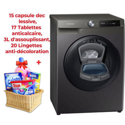 Lave-Linge Samsung Frontal 12kg 1400tr/min Noir - WD12T504DBN