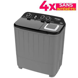 Lave Linge Semi-Automatique BIOLUX DT81S 8kg - Silver