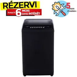 Lave Linge TOP LOAD FRESH 12kg Black