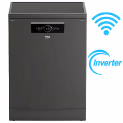 Lave Vaisselle Beko BDFN36640GP Smart Inverter 15 Couverts Gris