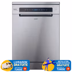 Lave-vaisselle CANDY CF6C4F0W - 16 Couverts - Largeur 60 cm - Classe énergétique: C - Consommation d'énergie sur 100 cycles é ...