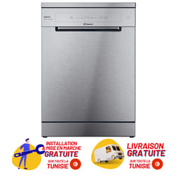 Lave-vaisselle Candy Inox 60cm - 13 Pièces CF3E7L0X
