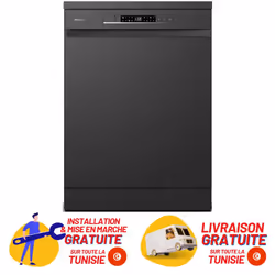 Lave-Vaisselle Hisense 15 Couverts Noir (HS623E90B)