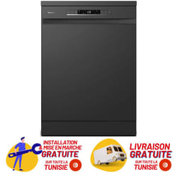 Lave-Vaisselle Hisense 15 Couverts Noir (HS623E90B)