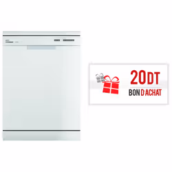 Lave Vaisselle HOOVER - Nombre de couverts: 13 Couverts - Nombre de programmes: 5 programmes de lavage - Consommation d'eau/C ...