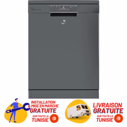 Lave Vaisselle HOOVER HDPQ4S603PX - Nombre de couverts : 16 Couverts - Nombre de programme : 12 programmes - Classe énergétiq ...