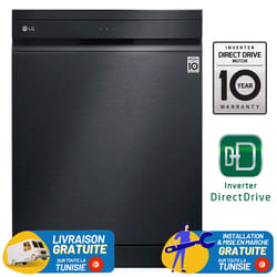 LAVE VAISSELLE LG 14 Couverts  MIDDLE BLACK - DFC335HM