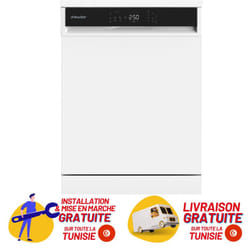 Lave-vaisselle Newstar 12 Couverts avec Afficheur Blanc NFX1W - Économisez Espace!