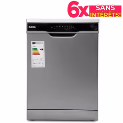 Lave vaisselle SABA - 12 Couverts - Puissance chauffe: 2000 Watts - Classe énergétique: A++ - 6 programmes - Dimensions: 85 x ...