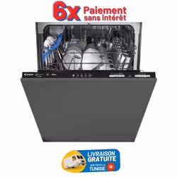 Lave vaisselles encastrable 13 couverts CANDY Blanc (CDI1L38/T)