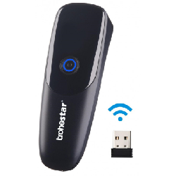 Lecteur de code à barres Bluetooth sans fil Trohestar N9-1D_CCD Portable / Noir & Bleu
