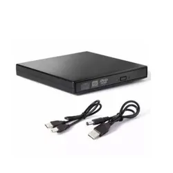 Lecteur DVD Externe Slim USB 2.0 Noir