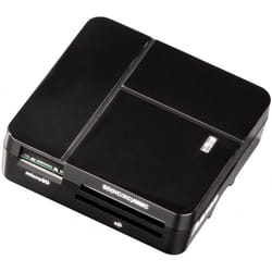 Lecteur USB 2.0 "Basique" de cartes multiples Hama - Noir