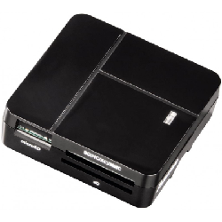 Lecteur USB 2.0 "Basique" de cartes multiples Hama - Noir