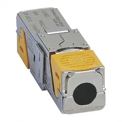 Legrand 033743 connecteur de fils RJ-45 Métallique, Jaune