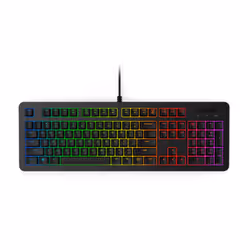 Lenovo Legion K300 RGB, Taille réelle (100 %), USB, Clavier à membrane, AZERTY, LED RGB, Noir