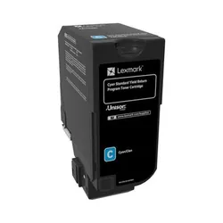 Lexmark 74C5SC0 Cartouche de tonerOriginal Cyan