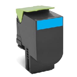 Lexmark 80C80C0 Cartouche de tonerOriginal Cyan