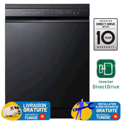 LG LAVE VAISSELLE DFC425FM MIDDLE BLACK 14 CVRTS 8 PROG