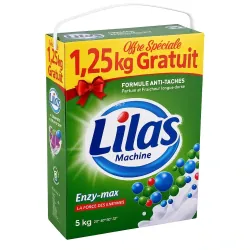 LILAS POUDRE MACHINE 5KG ENZYMAX VERT