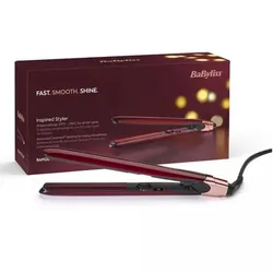 BaByliss Inspired Gltteisen Fer à lisser À chaleur Rouge 45 W 3 m