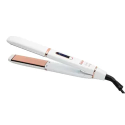 Lisseur Cheveux Céramique FAKIR Lyric Voice avec Keratine 230°C - Blanc