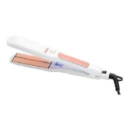 Lisseur Cheveux Céramique FAKIR Lyric Voice avec Keratine 230°C - Blanc