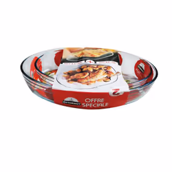 Plat Ovale 30x21cm - 1 PLAT OVALE 35x24cm En opale culinaire - Résistant au four à 250°C Design élégant et moderne Du four à  ...