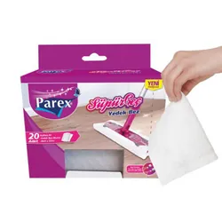 Lot De 20 Lingettes Parex Sweepy sèches Blanc