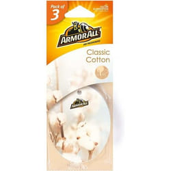 Lot de 3 Carte Air Freshener-Classic Cotton ARMORALL Beige ( GAA18516ML1)