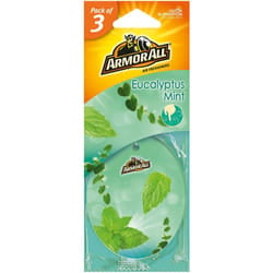 Lot de 3 Carte Air Freshener-Eucalyptus Mint ARMORALL Vert (GAA18527ML1)