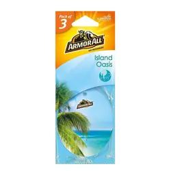 Lot de 3 Carte Air Freshener-Island Oasis ARMORALL Bleu (GAA18518ML1)