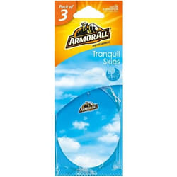 Lot de 3 Carte Air Freshener-Tranquil Skies ARMORALL Bleu (GAA18515ML1)