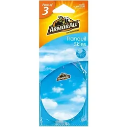 Lot de 3 Carte Air Freshener-Tranquil Skies ARMORALL Bleu (GAA18515ML1)