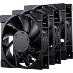 Lot de 3 Ventilateurs boitier Phanteks M25 Gen2 / 12cm / Noir