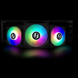 Lot de 3 Ventilateurs de boitier Lian Li ST RGB - 12cm (Noir)
