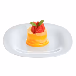 Lot De 6 Assiettes Dessert LUMINARC Carine 19 cm - Blanc