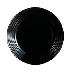 LOT DE 6 ASSIETTES DESSERT LUMINARC HARENA 19 CM - NOIR