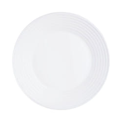 Lot De 6 Assiettes Plates LUMINARC Harena 25 cm - Blanc