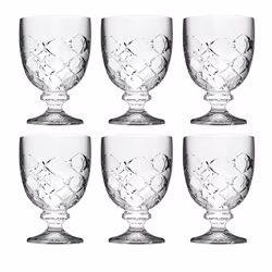 Coupe AZUR GLASS  Vap Leona - 6 Coupes - Capacité: 22 cl - A un design sophistiqué et élégantes pour magnifier chaque boisson ...