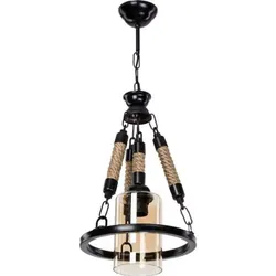 Lustre Décorative Antique Rond - Noir