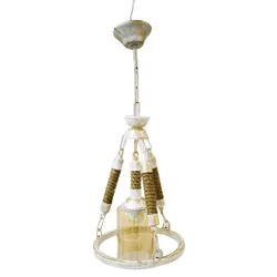 Lustre Moderne Rond Blanc