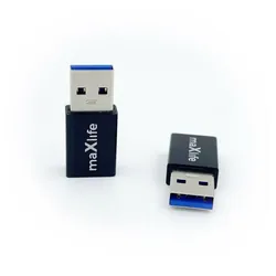 MaXlife OEM0002301 changeur de genre de câble USB-C USB-A Noir