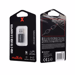 MaXlife OEM0002301 changeur de genre de câble USB-C USB-A Noir - Vue supplémentaire 3