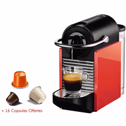Machine à café à Capsule PIXIE Magimix - Puissance 1260 W - Dosage programmable - Arrêt automatique de l'écoulement - Pompe 1 ...