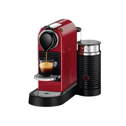 Machine à café CitiZ&Milk Nespresso C123 / Rouge + 50 Capsules Nespresso Offertes
