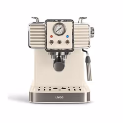 Machine à Café Expresso LIVOO - Puissance: 1350Watts - Capacité du réservoir: 2 tasses - Réservoir: 1,5 Litres - Pression: 15 ...