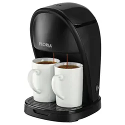 Machine à Café Floria ZLN 9297 2 Tasses 450W Noir