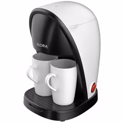 Machine à Café Floria ZLN 9298 - Puissance : 370-450W - Capacité : 0.25 Litres  - Nombre de tasses : 2 - Facile à nettoyer -  ...